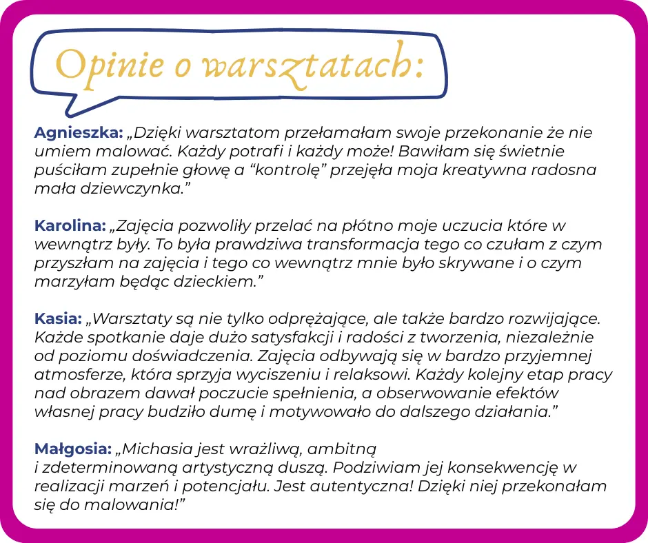 opinie o warsztatach